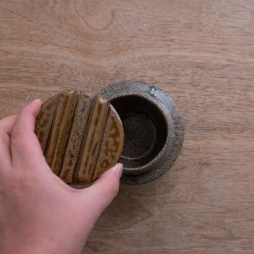 【WEB限定】ミニ釜 青吹 -器市-