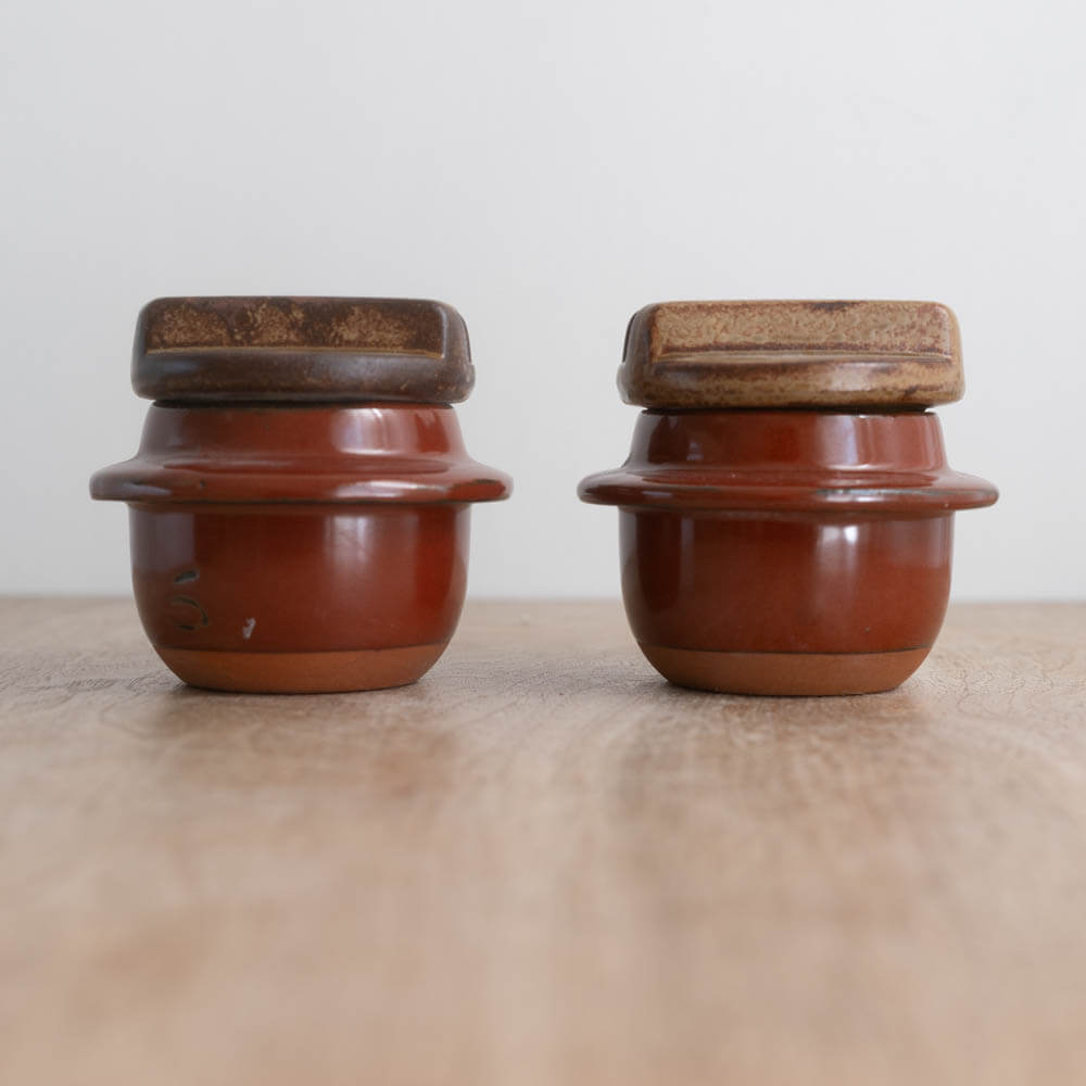 【WEB限定】ミニ釜 赤釉 -器市-