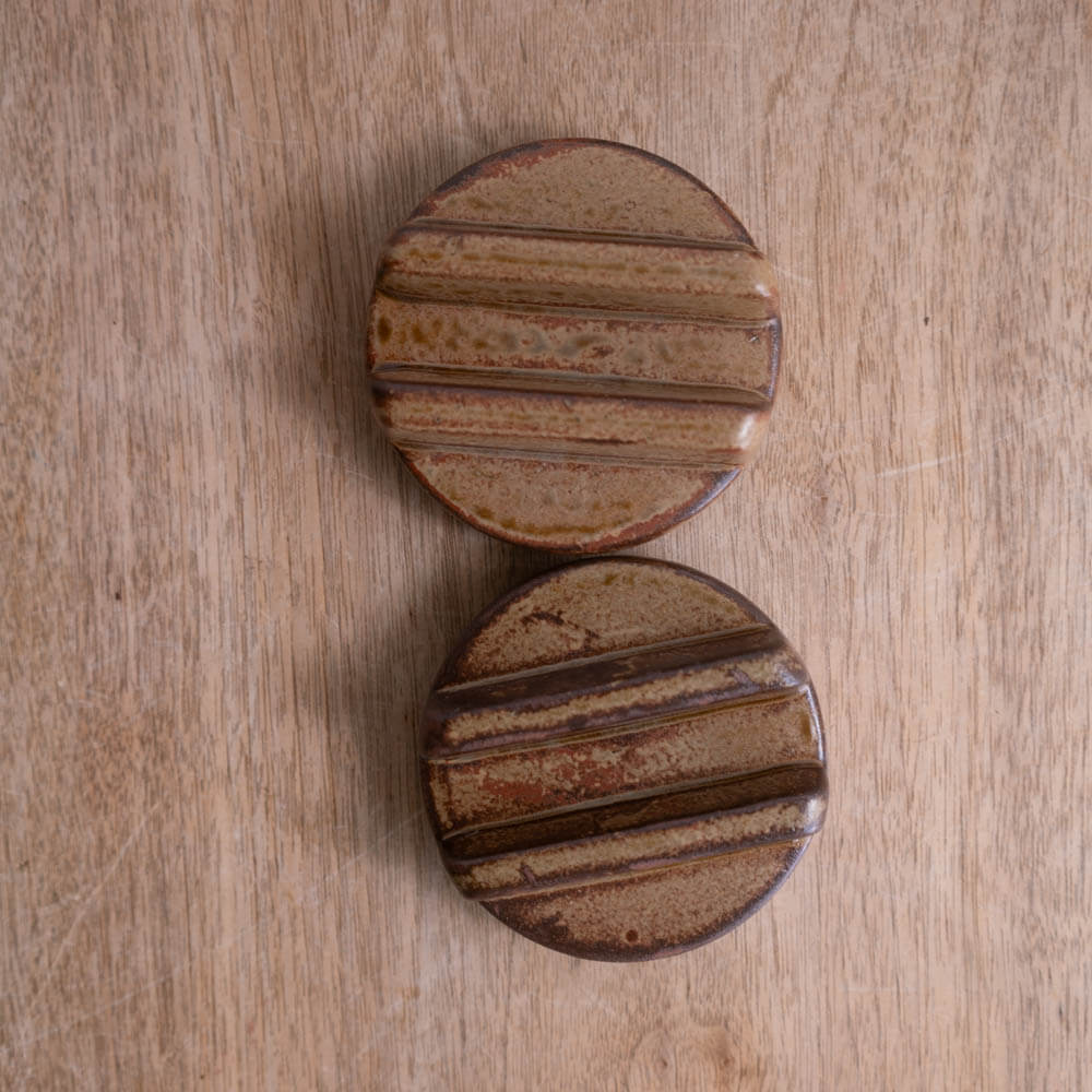 【WEB限定】ミニ釜 赤釉 -器市-