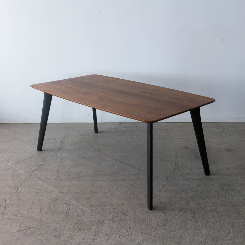 ［現品SALE］ダイニングテーブル DT619-165090 WN / RO-OM / CB［ナガノインテリア］