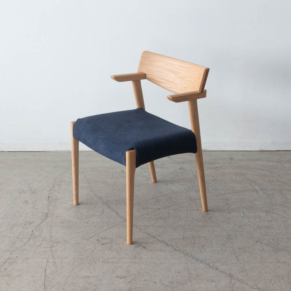 あり 美品 AL 1スタイリッシュモダン北欧ST セミショートアームチェア