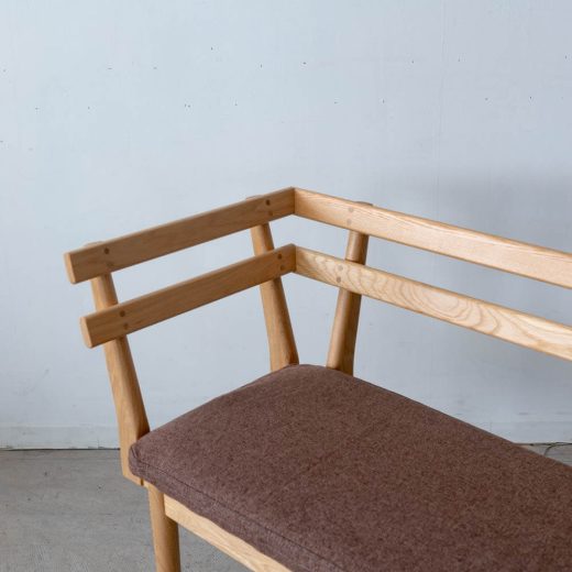 送料込価格［新品廃盤特価］SORA LDカウチ R ホワイトオーク無垢材NTL オイル / カバー付き