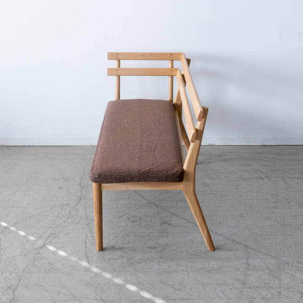 送料込価格［新品廃盤特価］SORA LDカウチ R ホワイトオーク無垢材NTL オイル / カバー付き