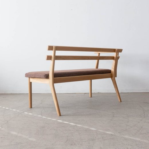 送料込価格［新品廃盤特価］SORA LDカウチ R ホワイトオーク無垢材NTL オイル / カバー付き