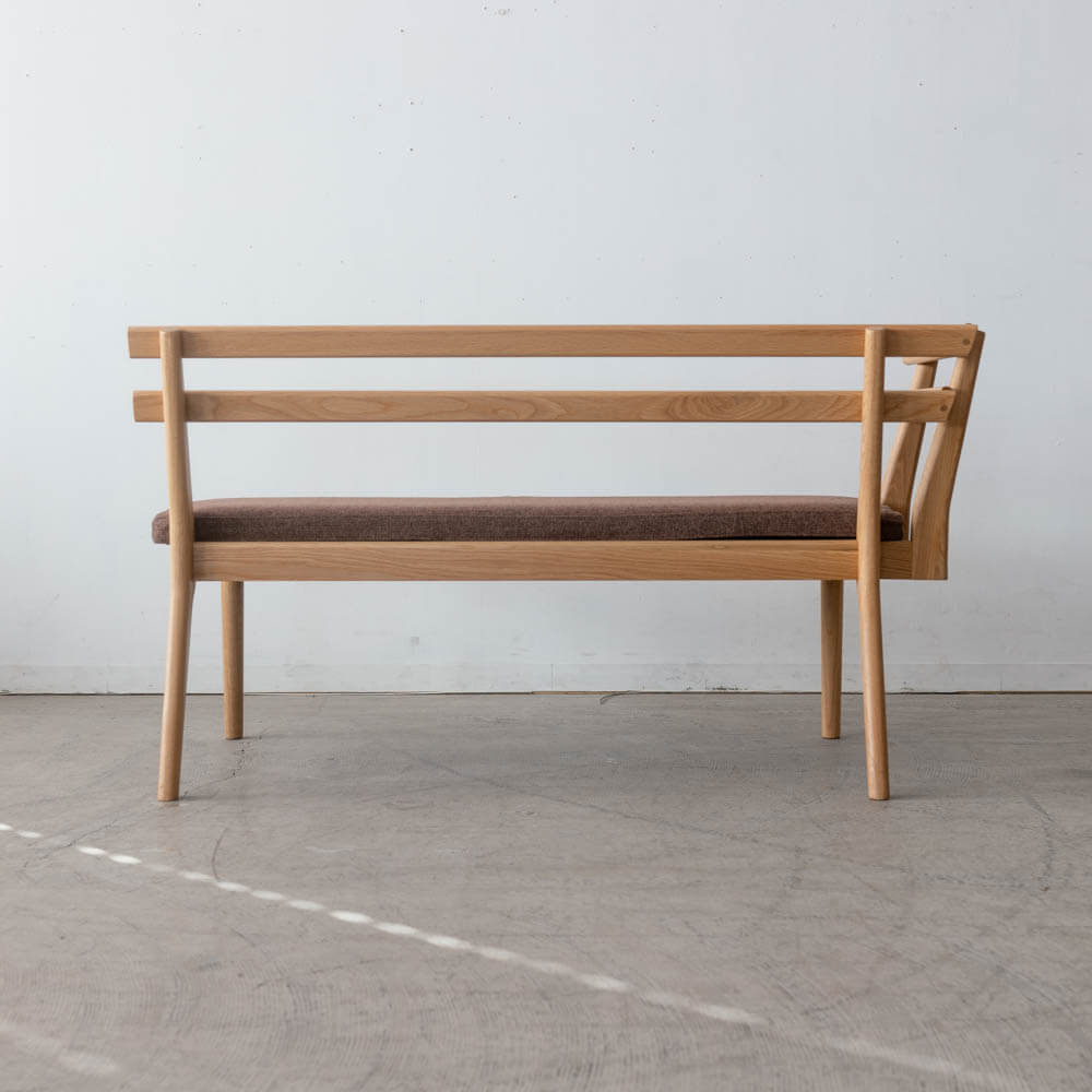 送料込価格［新品廃盤特価］SORA LDカウチ R ホワイトオーク無垢材NTL オイル / カバー付き