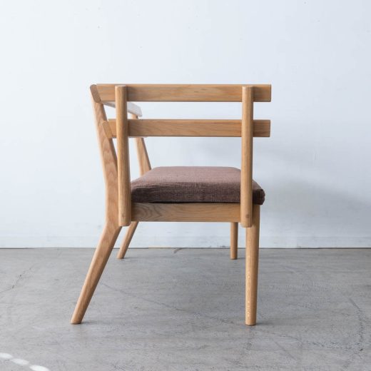 送料込価格［新品廃盤特価］SORA LDカウチ R ホワイトオーク無垢材NTL オイル / カバー付き