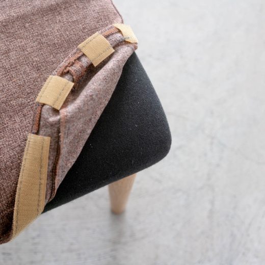 送料込価格［新品廃盤特価］SORA LDカウチ R ホワイトオーク無垢材NTL オイル / カバー付き