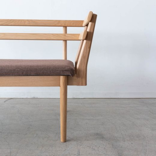 ［新品廃盤特価］SORA LDカウチ L ホワイトオーク無垢材NTL オイル / カバー付き