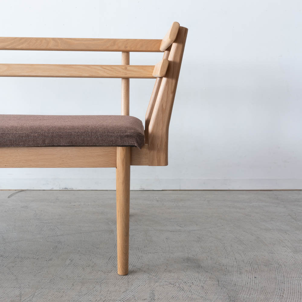 ［新品廃盤特価］SORA LDカウチ L ホワイトオーク無垢材NTL オイル / カバー付き