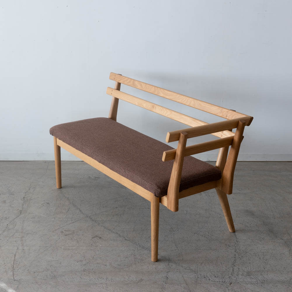 ［新品廃盤特価］SORA LDカウチ L ホワイトオーク無垢材NTL オイル / カバー付き