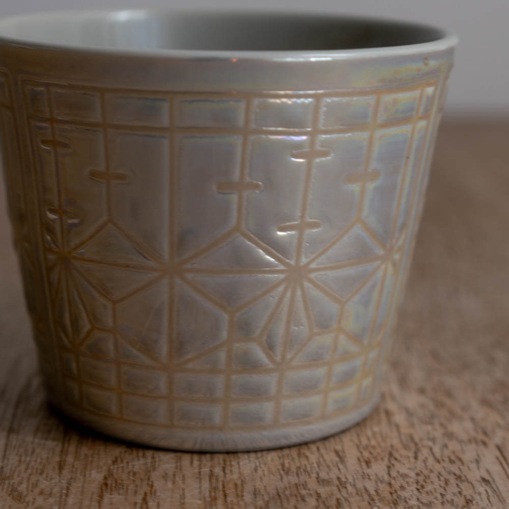 【WEB限定】syoji そば猪口 組子(メタルWH) -器市-