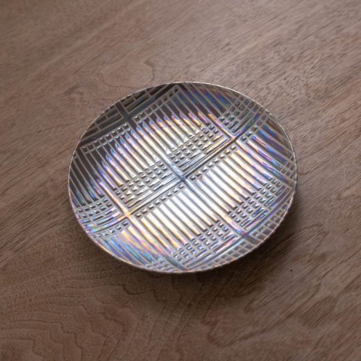 【WEB限定】syoji プレート 組子 (メタルWH) -器市-