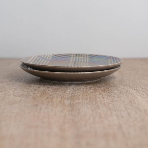 【WEB限定】syoji プレート 組子 (メタルWH) -器市-