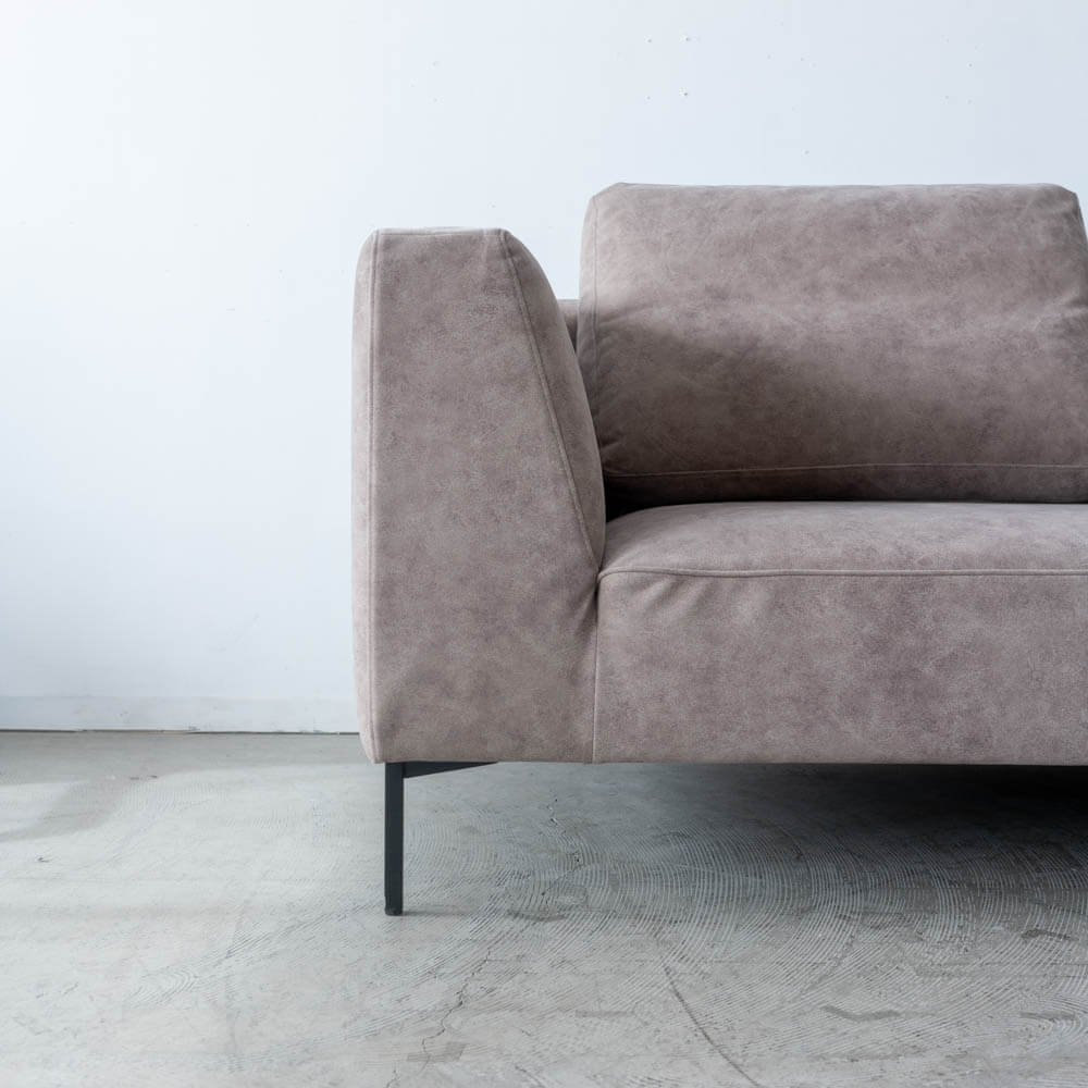 ［現品SALE］VALITA HLソファ1870（L） 張地：アクアクリーン ビソンAC UP5590 / スチールBK クッション付