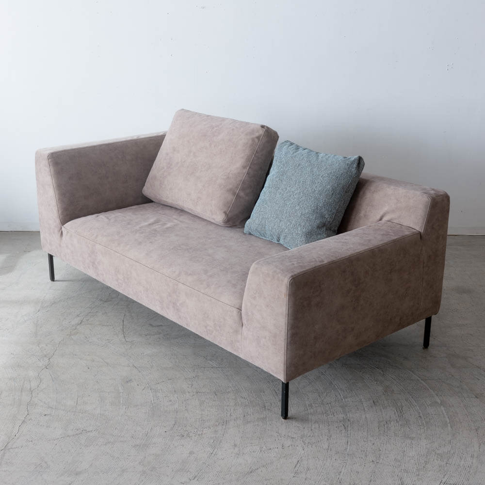 ［現品SALE］VALITA HLソファ1870（L） 張地：アクアクリーン ビソンAC UP5590 / スチールBK クッション付