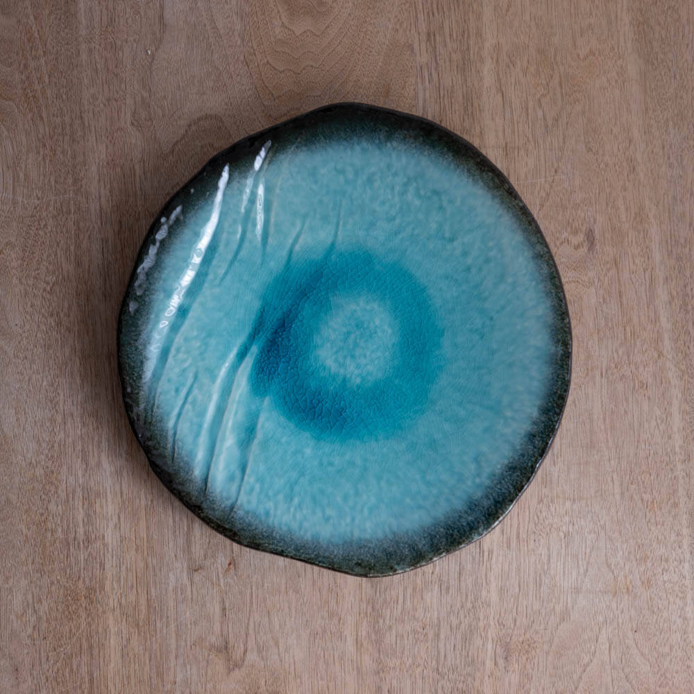 ターコイズ水晶 クープ皿 -器市-