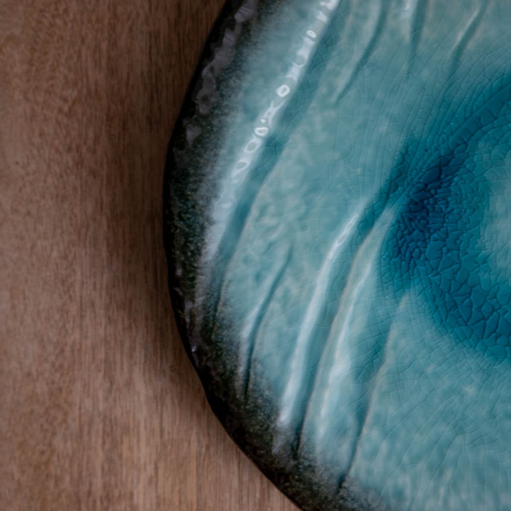 ターコイズ水晶 クープ皿 -器市-