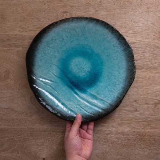 ターコイズ水晶 クープ皿 -器市-