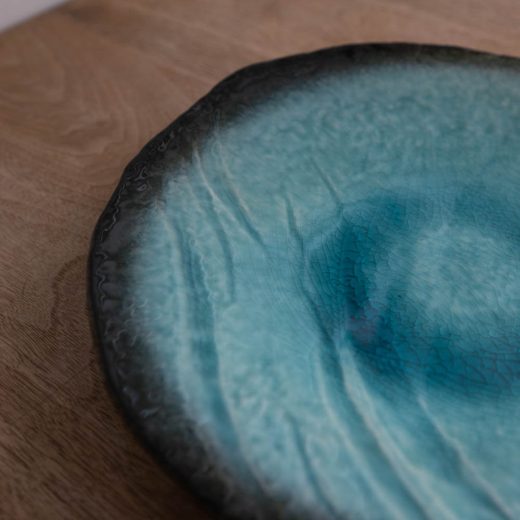 ターコイズ水晶 クープ皿 -器市-