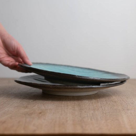 ターコイズ水晶 クープ皿 -器市-