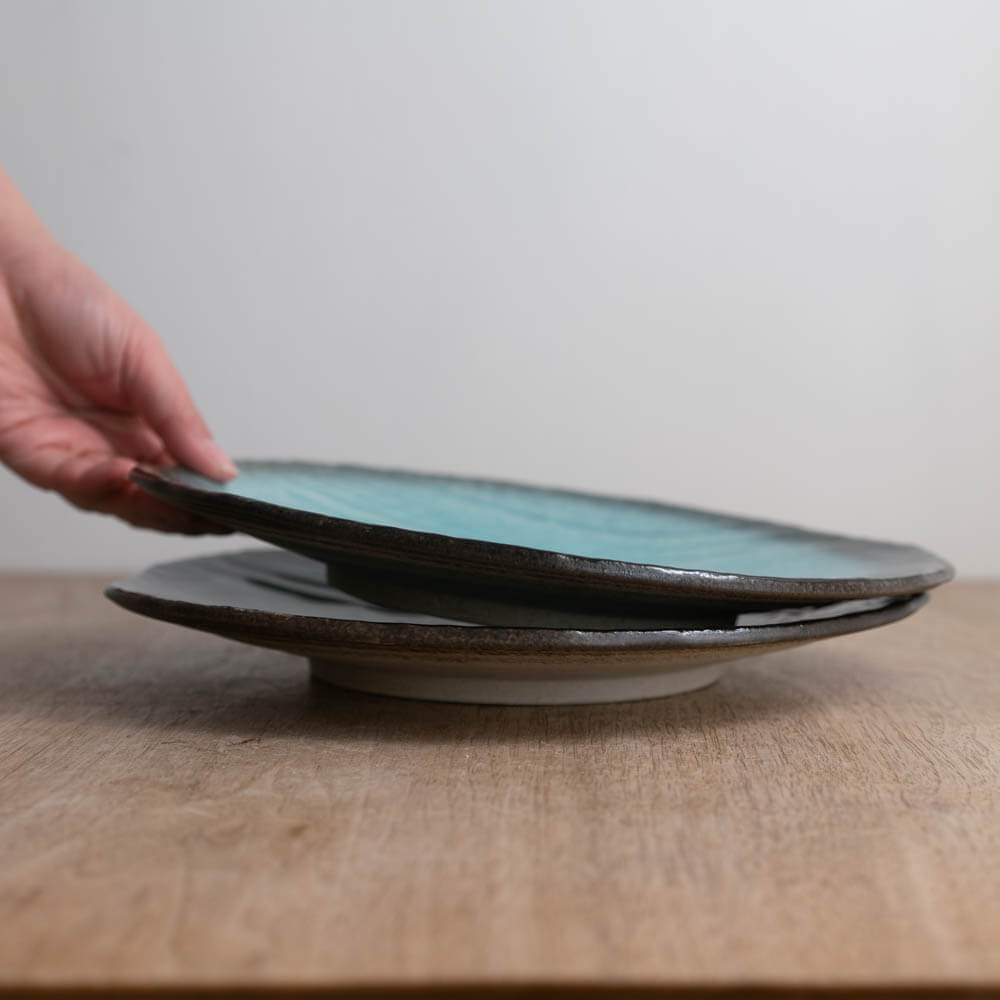 ターコイズ水晶 クープ皿 -器市-