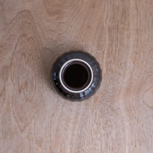 菊型豆鉢（アメ）-器市-