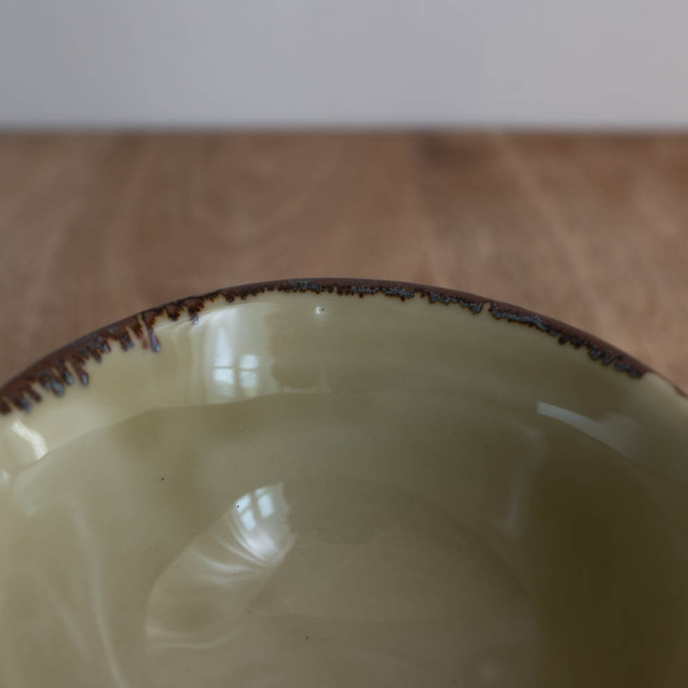 灰緑釉茶碗 ススキ