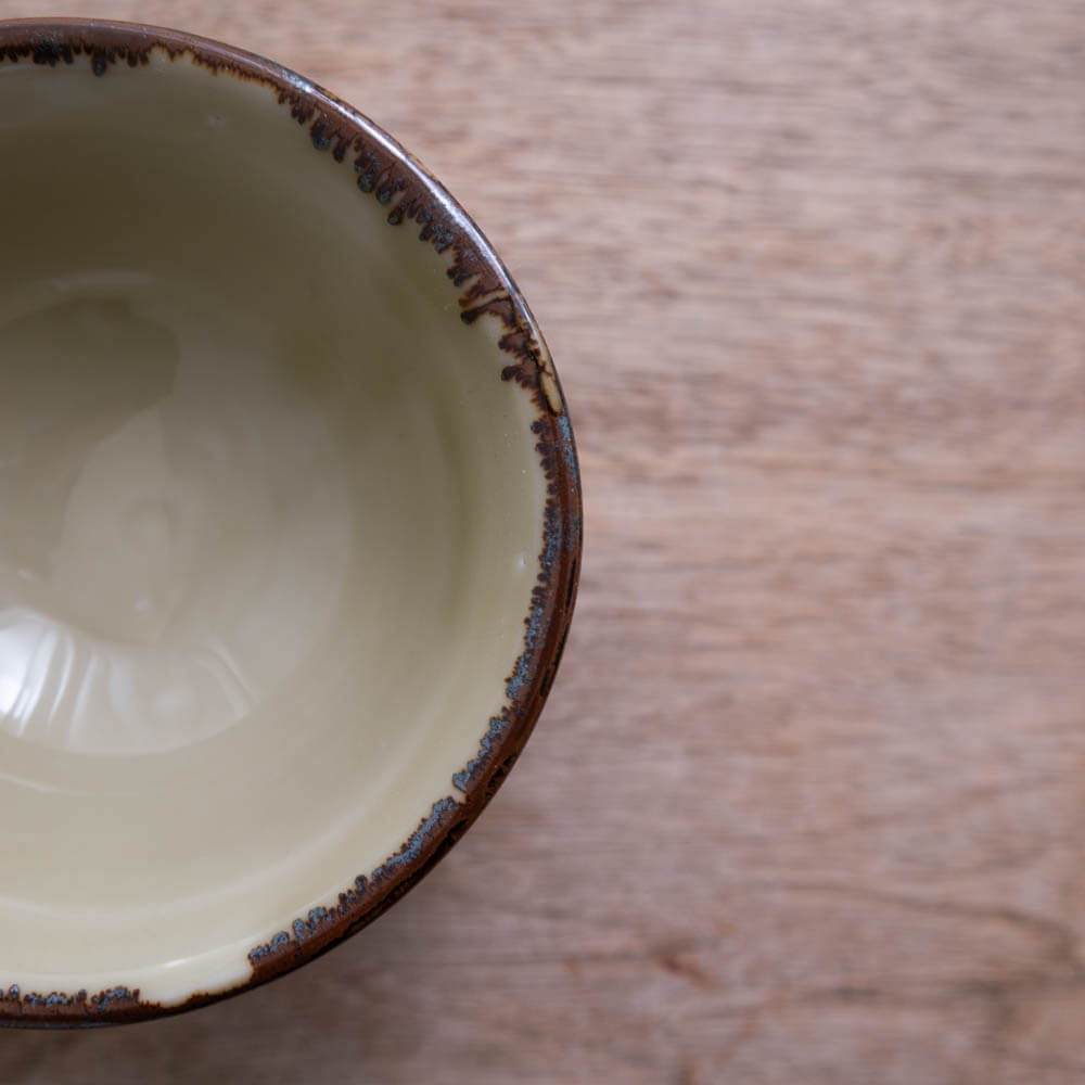 灰緑釉茶碗 ススキ