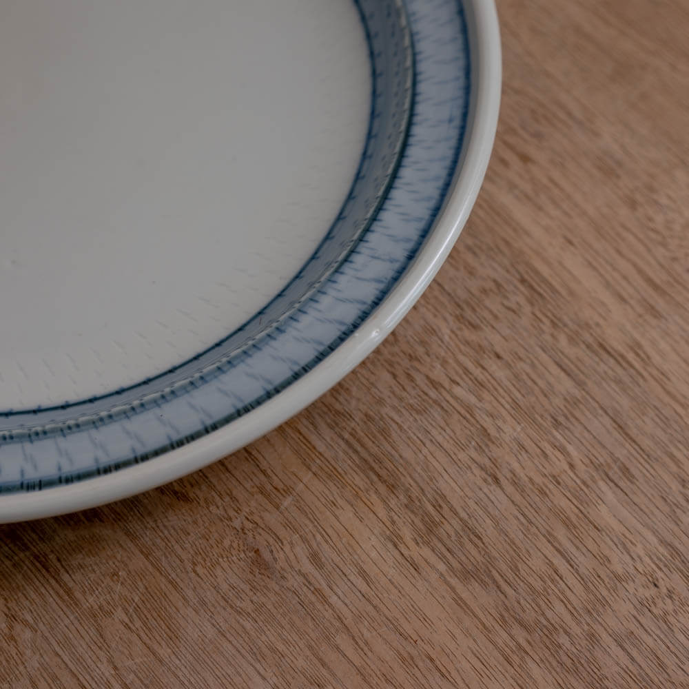 青リムカンナ クープ皿 -器市-