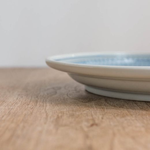 青リムカンナ クープ皿 -器市-