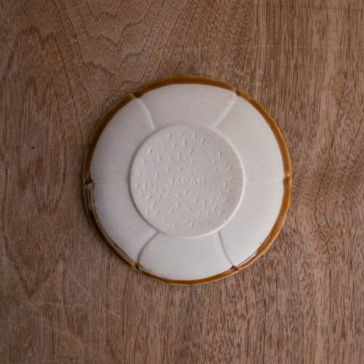 ぼたん銘々皿（ブラウン）-器市-