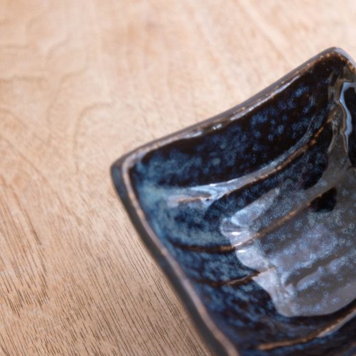 型入 角豆鉢（濃紺）