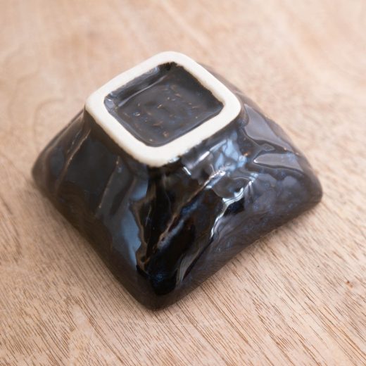 型入 角豆鉢（濃紺）