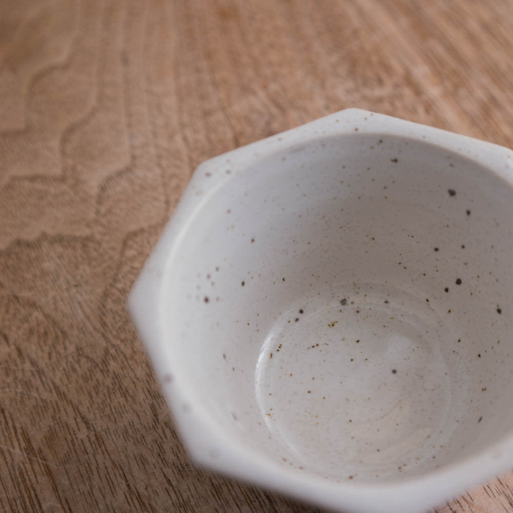 八角粉引豆鉢（小）-器市-