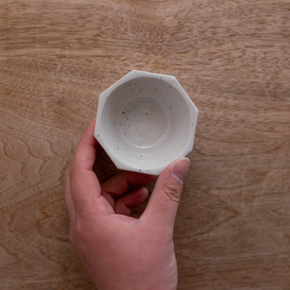 八角粉引豆鉢（小）-器市-