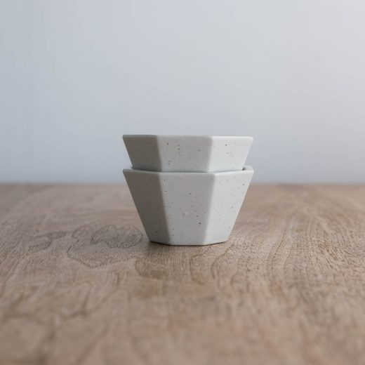 八角粉引豆鉢（小）-器市-