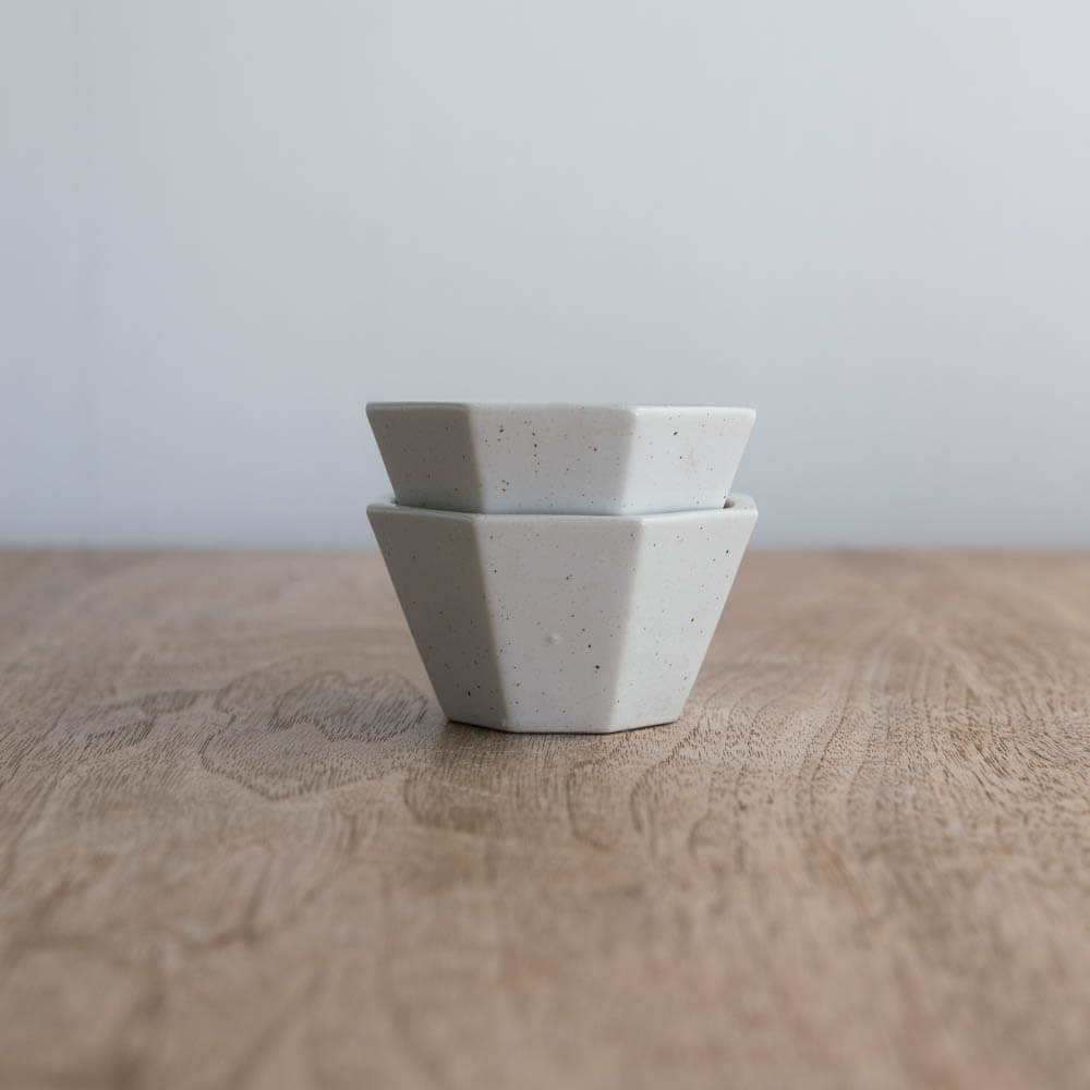 八角粉引豆鉢（小）-器市-