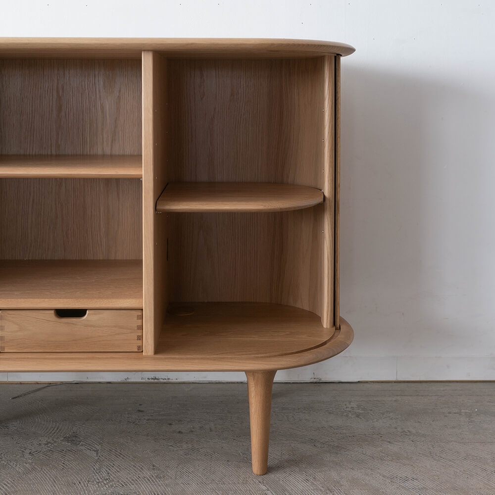 サイドボード TONE 160 ホワイトオーク / ウレタン