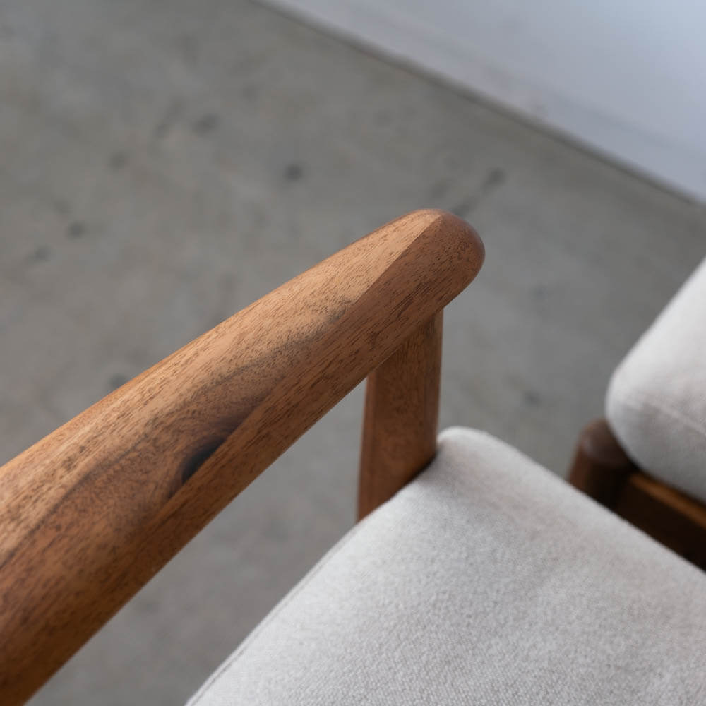 ［現品SALE］EDDA 3Pソファ  LS30303A-EL0E2＋オットマン（ベージュ）