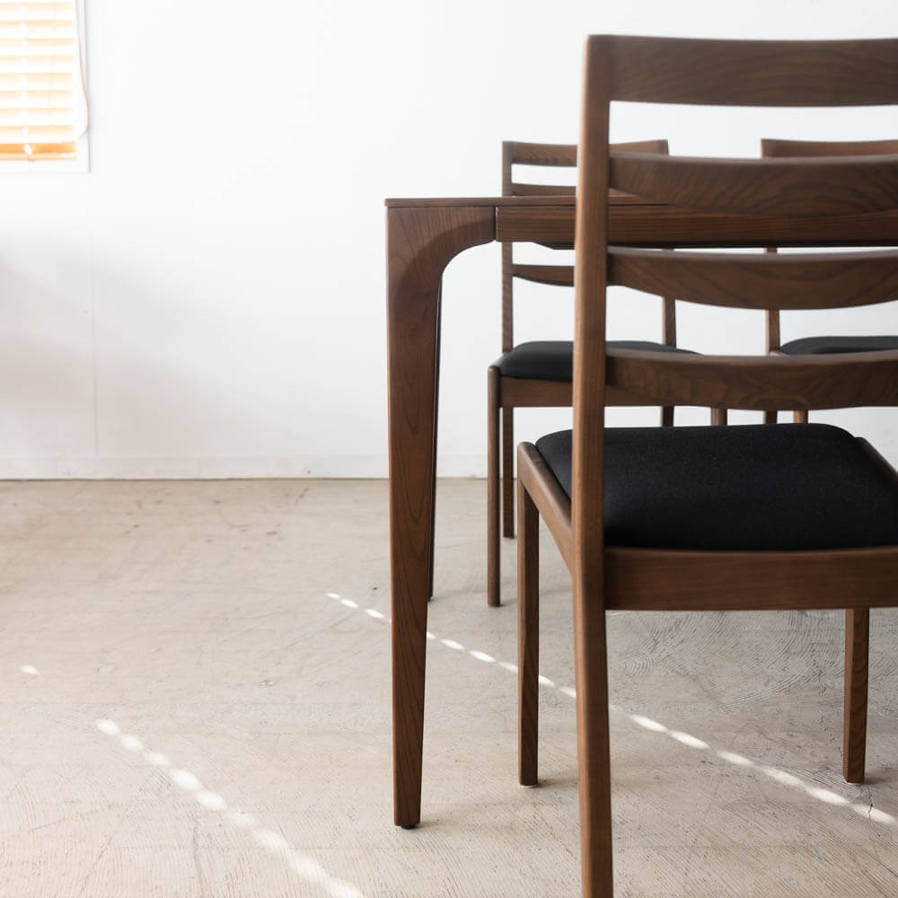 ［現品SALE］BOSCO ダイニング 7点セット テーブル180 DT70606Q DB チェア6脚