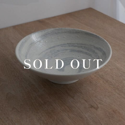 アウトレット食器（器市）の早瀬白雪 8寸盛鉢 売り切れ