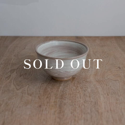 アウトレット食器（器市）の粉引刷毛 大平 渦 売り切れ