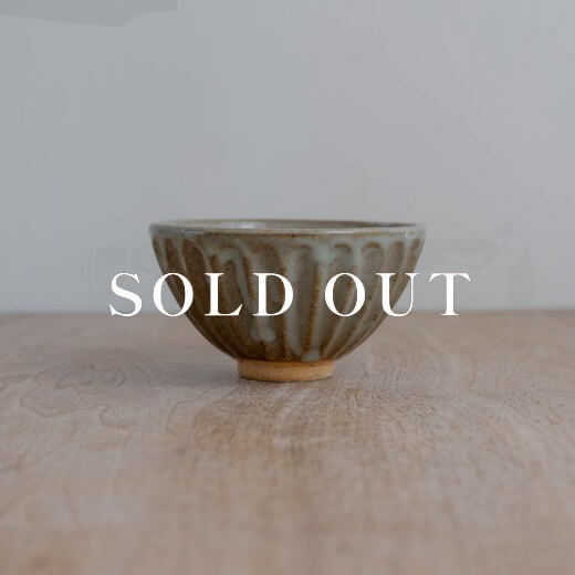 アウトレット食器（器市）のしのぎ 大平（灰）売り切れ