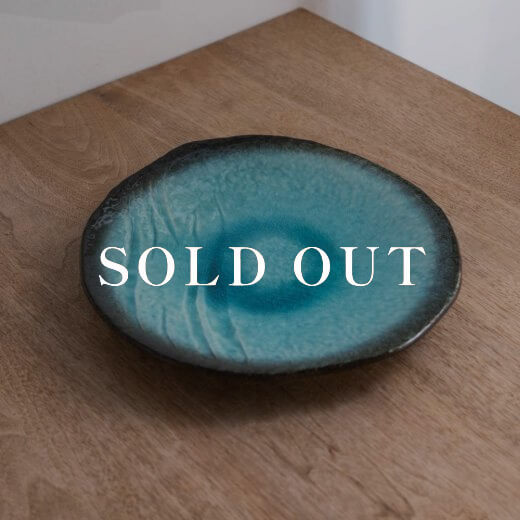 アウトレット食器（器市）のターコイズ水晶 クープ皿 売り切れ