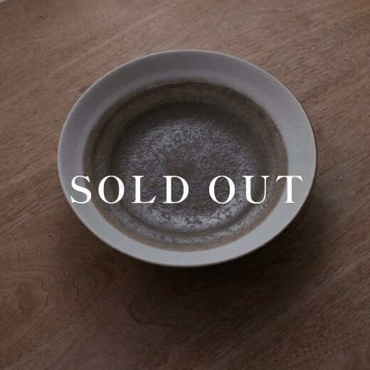 アウトレット食器（器市）の里化粧刷毛目 7.5麺皿 売り切れ