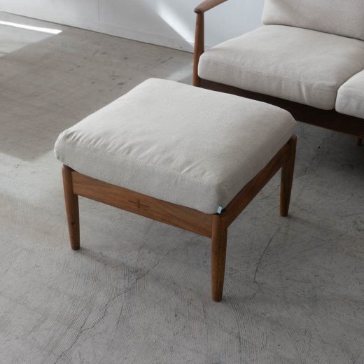 ［現品SALE］EDDA オットマン ベージュ LO30101Q-EL2