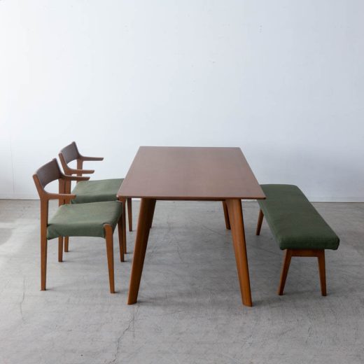 ［現品SALE］ダイニングテーブル DT067-15008570 レッドオーク / ウレタンROM-AI［ナガノインテリア］