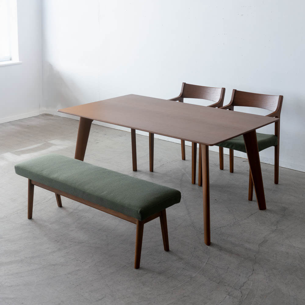 ［現品SALE］ダイニングテーブル DT067-15008570 レッドオーク / ウレタンROM-AI［ナガノインテリア］