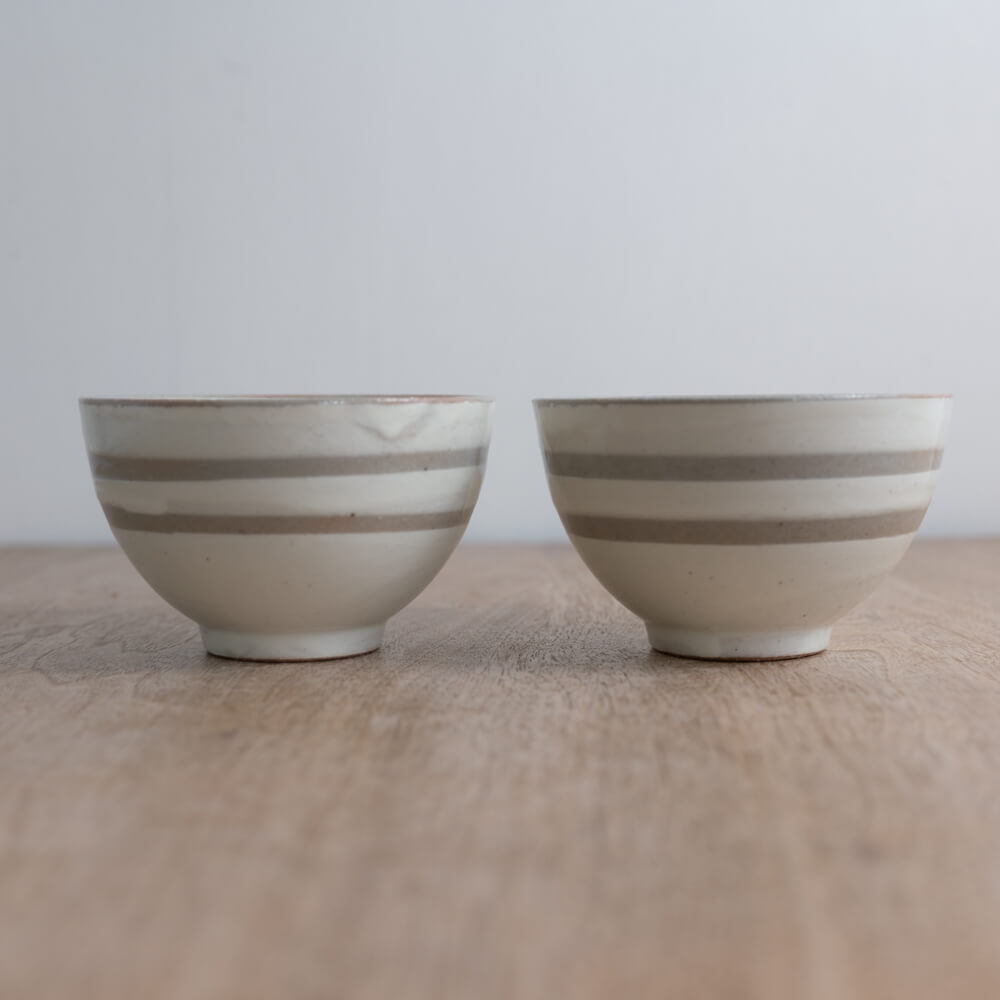 【WEB限定】粉引うず 茶碗 -器市-