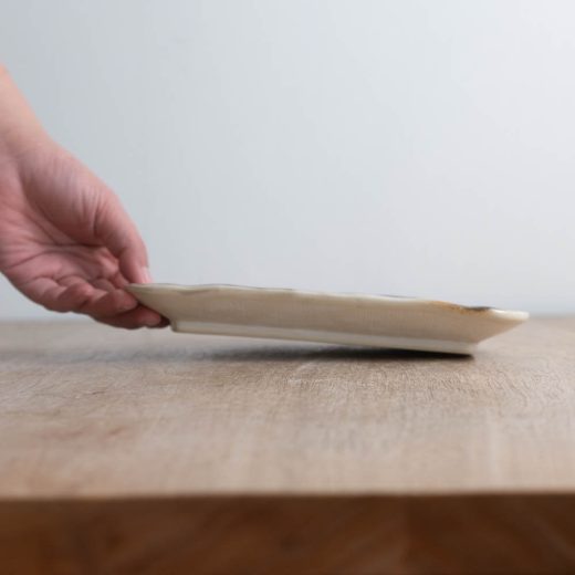 白均窯 半月皿 -器市-